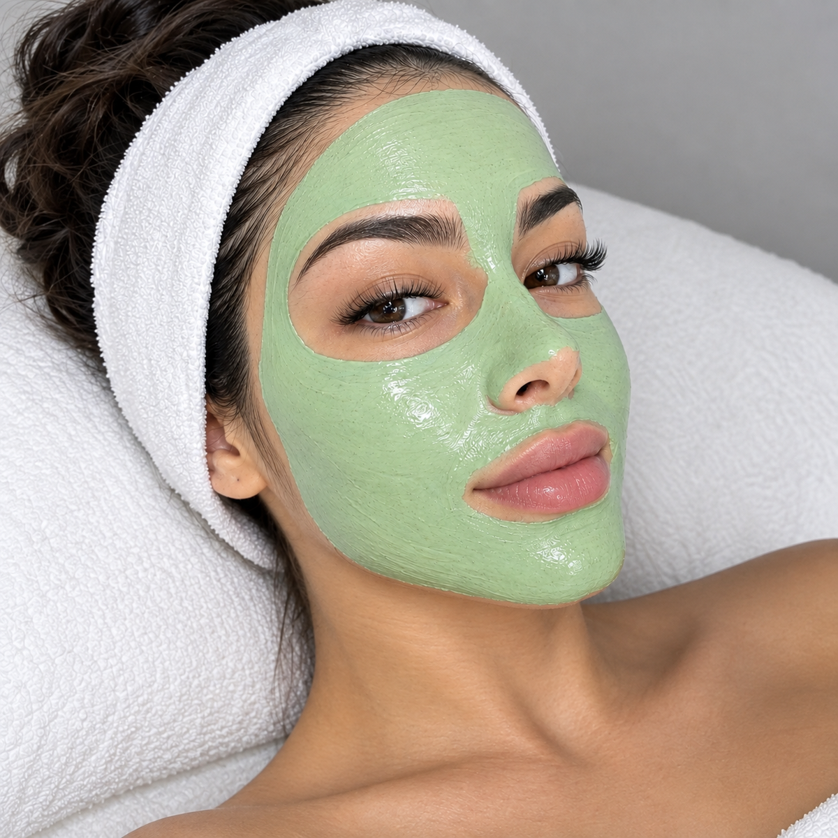 RITUAL FACIAL 2 EN 1 — MASAJEADOR FACIAL + MASCARILLA DE TÉ VERDE